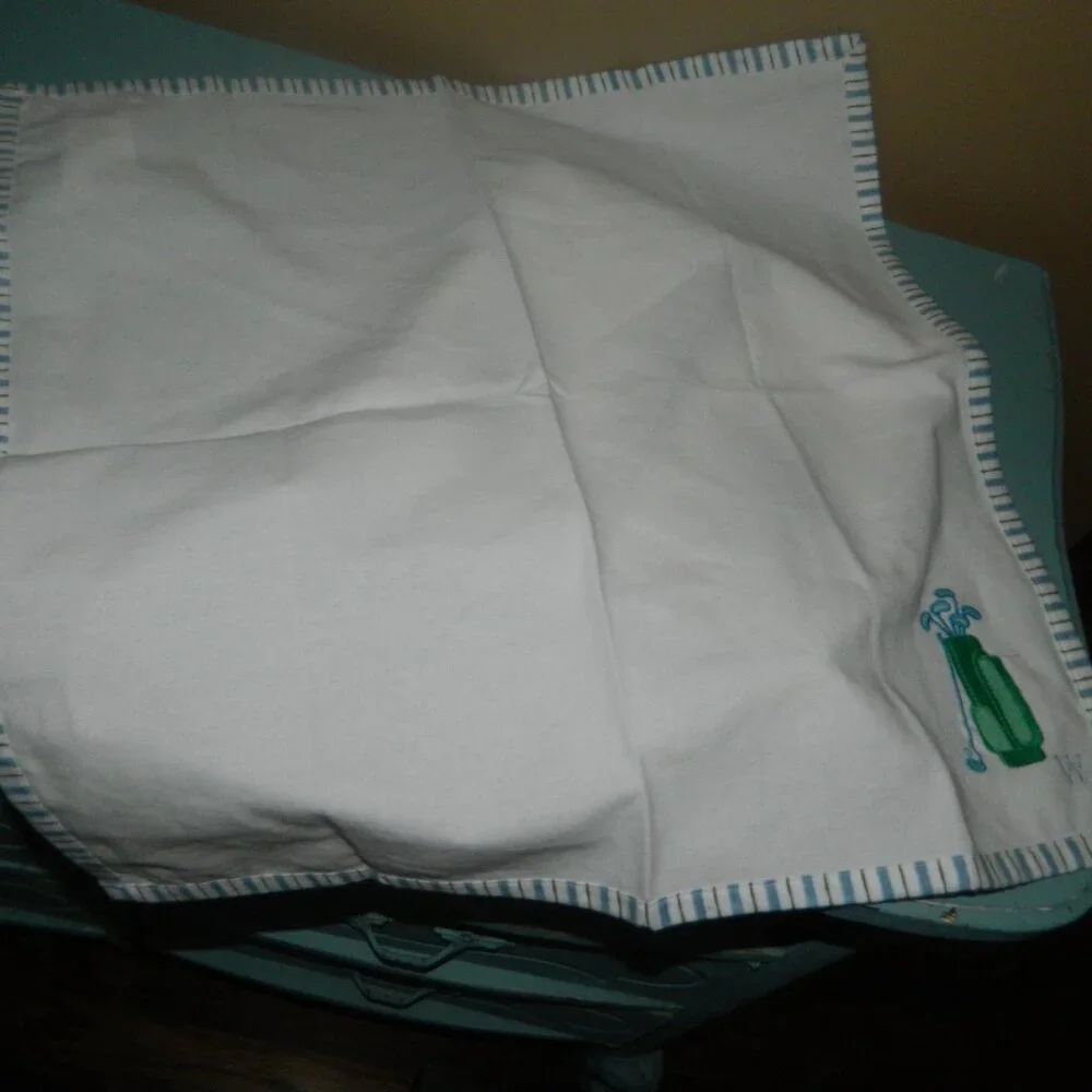 Mark & Graham Sports Embroidered Golf Dinner Napkins Set/3 